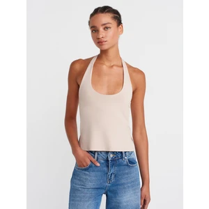 31753 Halter Yaka Top-Taş