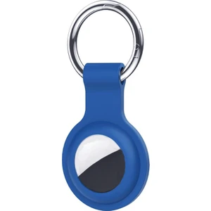 Airtag Anahtarlıklı Silikon Kılıf A010 Darbeye Dayanıklı Kaybolmaya Karşı Tam Koruma Kolay Tak Çıkar Apple Airtag ile Uyumlu Koruyucu Anahtarlık Petrol Mavi 1 Adet