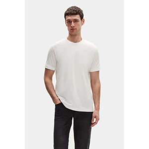 Ds Damat Oversize Ekru Bisiklet Yaka %100 Pamuk T-Shirt 6HC14ORT02006