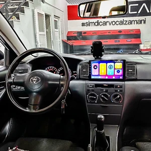 Toyota Corolla Sol 2002-2006 Multimedya Carplay Ekran Seti 2 GB Ram 32 Hafızalı