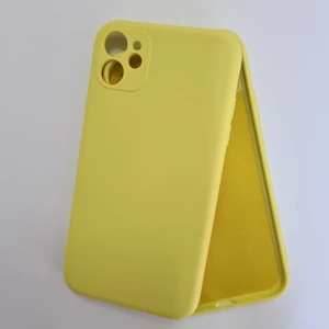 Pirok Store İphone 11 İle Uyumlu Kamera Korumalı  Lansman İçi Kadife Esnek Silikon Kılıf