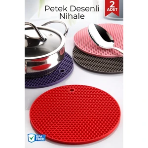 2 Adet Petek Desenli Nihale, Kalburabastı Kalıbı