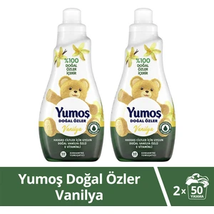 Doğal Özler Konsantre Çamaşır Yumuşatıcısı Vanilya 1200 ml X2