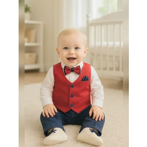 Calide Baby&Kids Erkek Bebek Kravat-Papyonlu Mevlüt Takımı