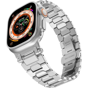 Apple Watch Uyumlu 42-44-45-46-49 mm Seri 1/2/3/4/5/6/se/7/8/10 Ultra Çelik Premiumfit Loop Kordon