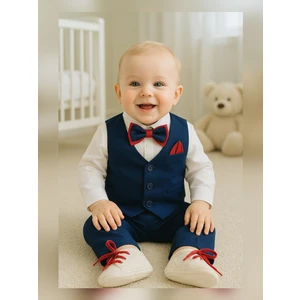 Calide Baby&Kids Erkek Bebek Kravat-Papyonlu Mevlüt Takımı