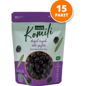 Doğal Siyah Sele Zeytin 15 x 170g