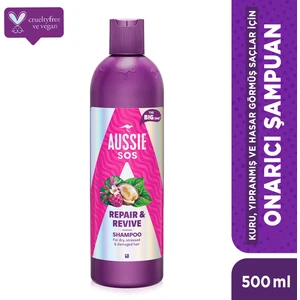 Sos Repair & Revive Kuru, Yıpranmış ve Hasar Görmüş Saçlar Için Şampuan 500ML