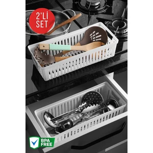 2 Adet Çekmece Içi Bıçaklık & Kaşıklık Organizer