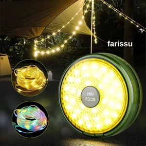 8 Fonksiyonlu 10 Metre Rgb LED Kamp Lambası | Powerbank Özellikli, Type-C Şarjlı, Taşınabilir Işık Zinciri