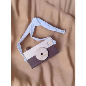 Ahşap Waldorf Fotoğraf Makinesi, Eğitici Bebek Kamera Oyuncağı 2 3 4 5 6 Yaşındaki Erkek Kız, Çocuklar Için En Iyi Doğum Günü Hediyesi