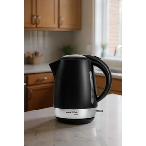 Solid Gizli Rezistans Su Isıtıcı Kettle Siyah