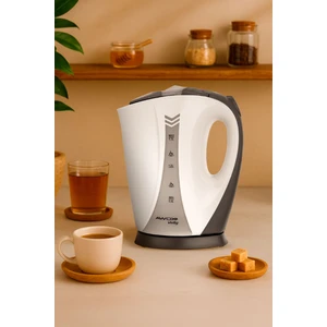 Vivity Açık Rezistanslı Su Isıtıcı Kettle Beyaz