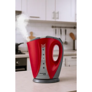 Wego Açık Rezistanslı Su Isıtıcı Kettle Kırmızı