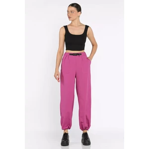 Bel ve Paça Lastikli Kadın Paraşüt Pantolon P-00017661