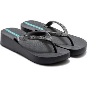 Mesh X Kadın Parmak Arası Terlik Siyah-Gri 35/40