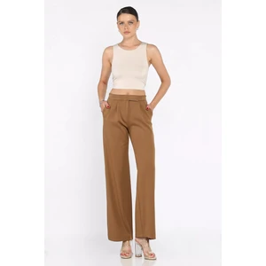 Kadın Bel Lastikli Cırtlı Palazzo Pantolon P-00017609