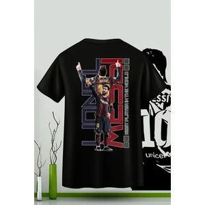 Messi Forma Ön ve Arka Baskılı Unisex T-Shirt/tişört - Tüm Yaş Grupları