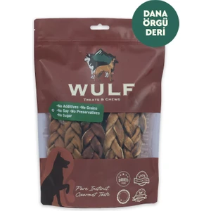 Dana Örgü Deri 100 Gram %100 Doğal Köpek Ödül Maması