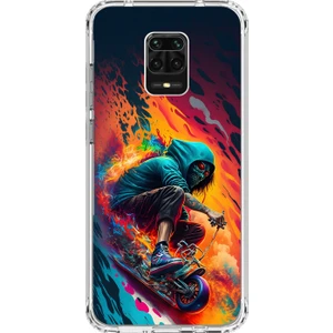 Dali Design Xiaomi Redmi Note 9 Pro Uyumlu Şeffaf Kılıf Aesthetic 5 Tasarımlı