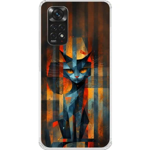 Dali Design Xiaomi Redmi Note 11 Uyumlu Şeffaf Kılıf Aesthetic 2 Tasarımlı
