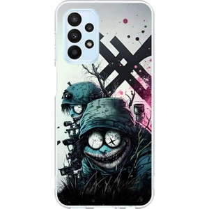 Dali Design Samsung Galaxy A23 Uyumlu Şeffaf Kılıf Aesthetic 6 Tasarımlı