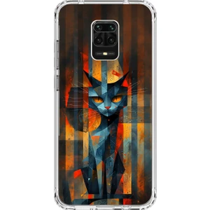 Dali Design Xiaomi Redmi Note 9 Pro Uyumlu Şeffaf Kılıf Aesthetic 2 Tasarımlı