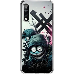 Dali Design Samsung Galaxy A50 Uyumlu Şeffaf Kılıf Aesthetic 6 Tasarımlı