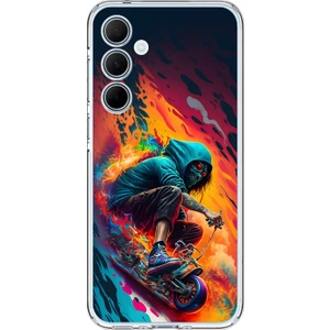 Dali Design Samsung Galaxy A35 Uyumlu Şeffaf Kılıf Aesthetic 5 Tasarımlı