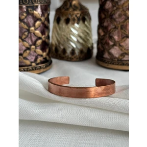 Her Bileğe Uygun Saf %100 Bakır Bileklik Kalın 10 mm