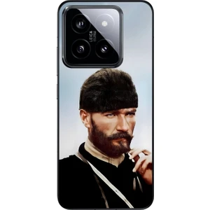 Dali Design Xiaomi Mi 14 Uyumlu Şeffaf Kılıf Atatürk 2 Tasarımlı