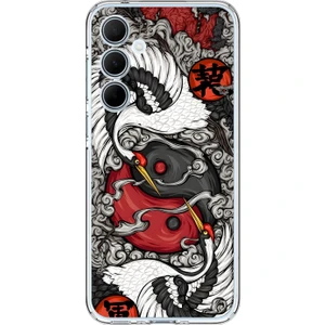 Dali Design Samsung Galaxy A35 Uyumlu Şeffaf Kılıf Aesthetic 4 Tasarımlı