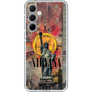 Dali Design Samsung Galaxy A35 Uyumlu Şeffaf Kılıf Aesthetic 3 Tasarımlı