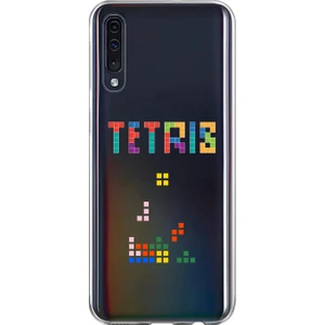 Dali Design Samsung Galaxy A70 Uyumlu Şeffaf Kılıf 3 Tetris Tasarımlı