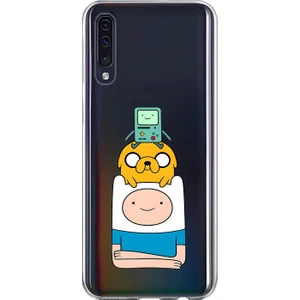 Dali Design Samsung Galaxy A70 Uyumlu Şeffaf Kılıf Cartoon 1 Tasarımlı