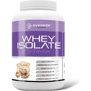 Oversize Nutrition Whey Isolate Platinum 1800 gr 60 Servis Kurabiye Aromalı