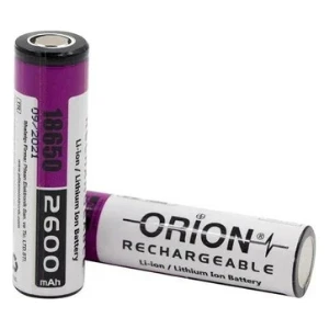 18650 2600 Mah 3.7V 5c Şarj Edilebilir Li-Ion Pil  5 Adet