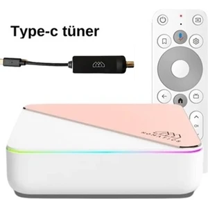 Box R 4K Plus Lisanslı Android Tv Box (4gb Ram / 32GB Depolama) + Type-C Dvbs2 Tuner