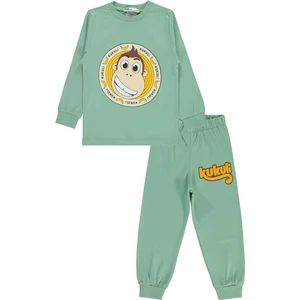 Civil Boys Erkek Çocuk Pijama Takımı 2-5 Yaş Soft Haki
