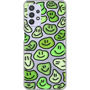 Dali Design Samsung Galaxy A32 Uyumlu Şeffaf Kılıf Wallpaper 9 Tasarımlı