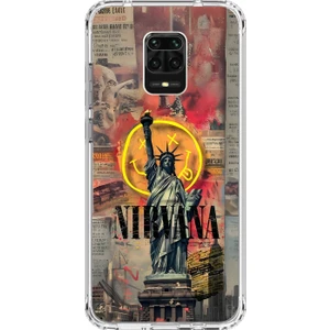 Dali Design Xiaomi Redmi Note 9 Pro Uyumlu Şeffaf Kılıf Aesthetic 3 Tasarımlı