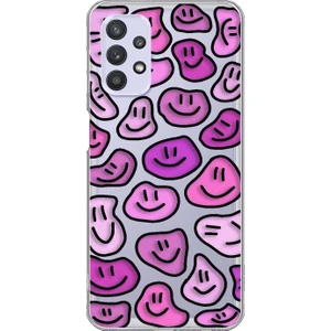 Dali Design Samsung Galaxy A32 Uyumlu Şeffaf Kılıf Wallpaper 7 Tasarımlı