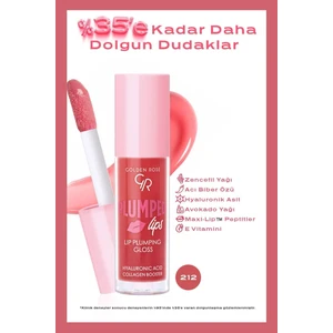 Golden Rose Plumped Lips Lip Plumping Gloss No: 212 - Dolgunlaştırıcı Dudak Parlatıcısı - 8691190528584