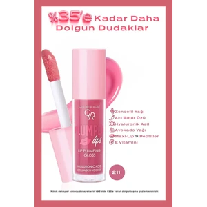Golden Rose Plumped Lips Lip Plumping Gloss No: 211 - Dolgunlaştırıcı Dudak Parlatıcısı - 8691190528577