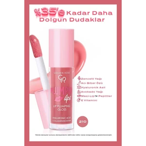 Golden Rose Plumped Lips Lip Plumping Gloss No: 210 - Dolgunlaştırıcı Dudak Parlatıcısı - 8691190528560