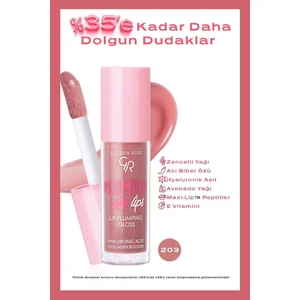 Golden Rose Plumped Lips Lip Plumping Gloss No: 203 - Dolgunlaştırıcı Dudak Parlatıcısı - 8691190528492