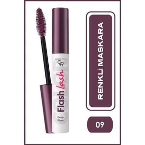 Golden Rose Flash Lash Colored Mascara - 09 Deep Plum - Renkli Maskara