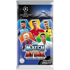 Nessiworld  UEFA Şampiyonlar Ligi 16/17 Match Attax Futbolcu Kartları - 6'lı Paket