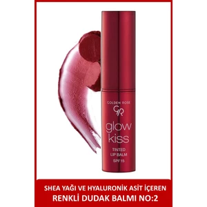 Golden Rose Glow Kiss Tinted Lip Balm No: 02 Strawberry - Renkli Dudak Nemlendirici - 8691190440794