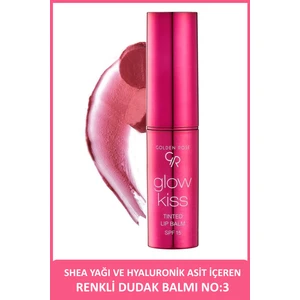 Golden Rose Glow Kiss Tinted Lip Balm No: 03 Berry Pink - Renkli Dudak Nemlendirici - 8691190440800
